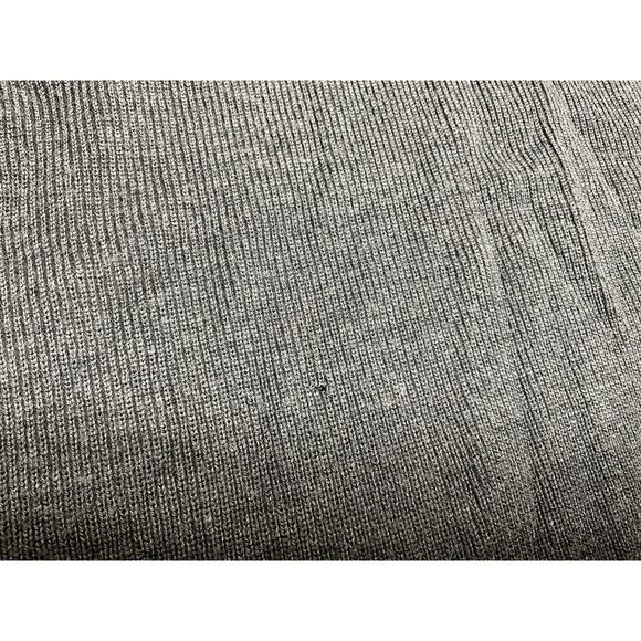 Eileen Fisher Charcoal Gray Mock Neck Extra Fine Merino Wool Tunic Sweater L - Picture 11 of 12